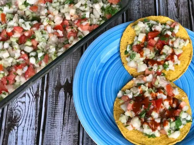 Mexican ceviche recipe tostadas