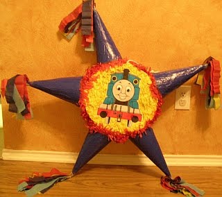 thomas the train piñata