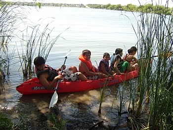 Pasear en kayak con los Niños