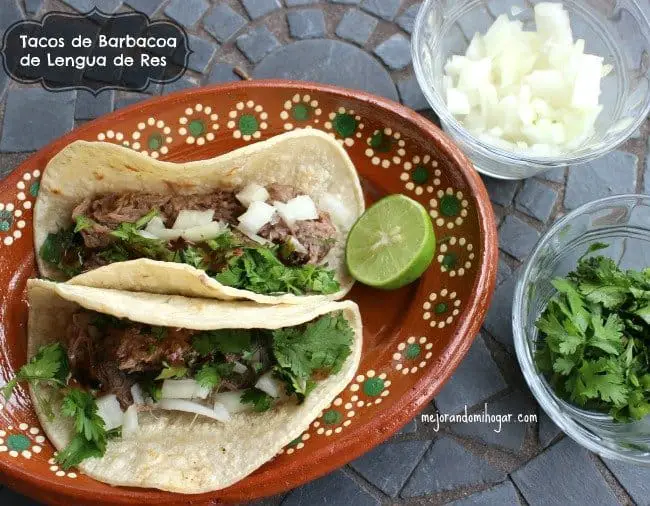 Barbacoa de Res receta con lengua y cachete de res