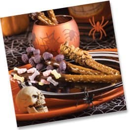 pretzels snacks para halloween