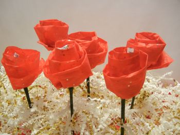 Flores de Chocolate con Kisses