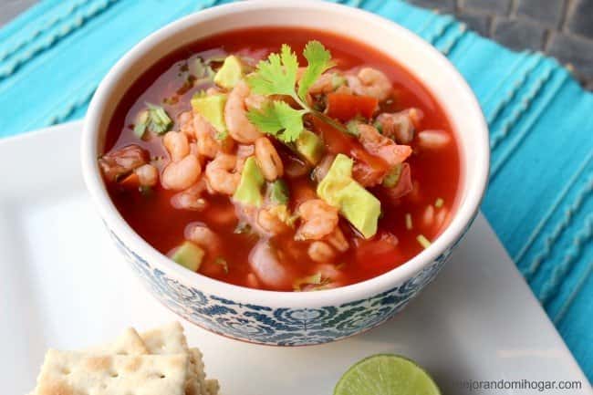 Mexican shrimp cocktail