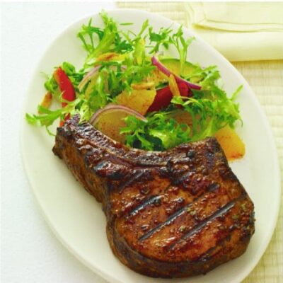 Cerdo Adobado Estilo Yucatán y Ensalada de Naranja