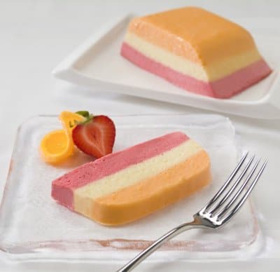 gelatina de frutas licuada