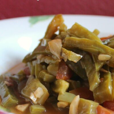 Receta de Nopales Con Ajo