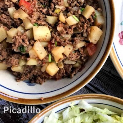 picadillo de res