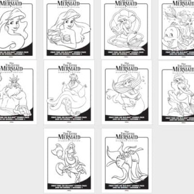 The Little Mermaid coloring pages