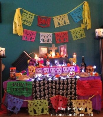 altar de muertos en casa