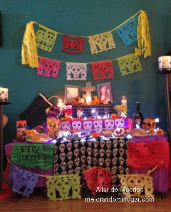 altar de muertos en casa