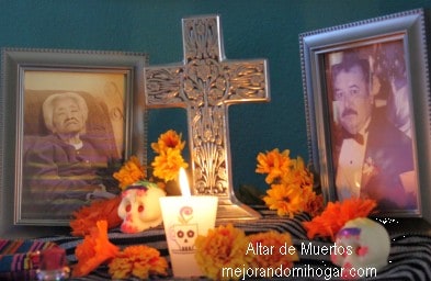 altar de muertos casero