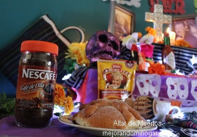 comida para el latar del dia de los muertos