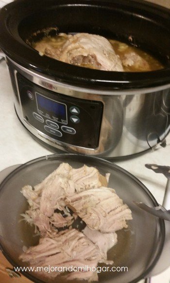 Receta de Carnitas en slow cooker