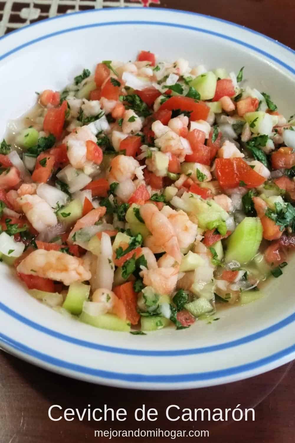 ceviche de camaron