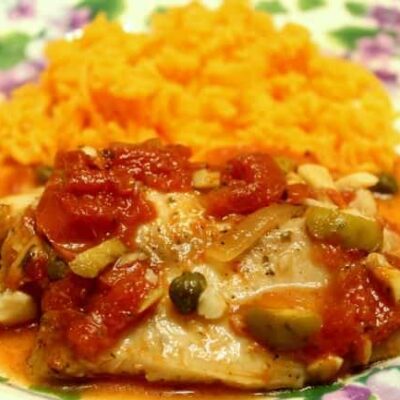 Pescado a la Veracruzana en la estufa