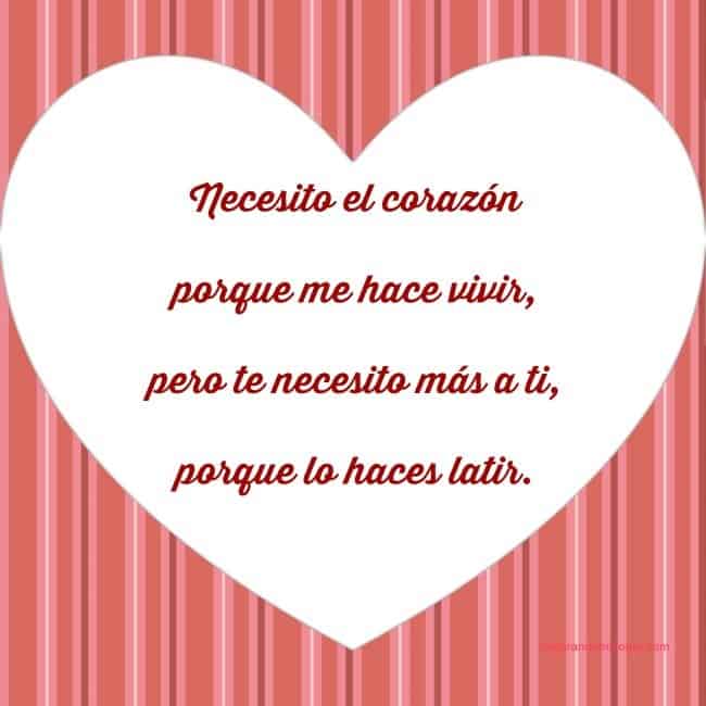 versos de amor para san valentin