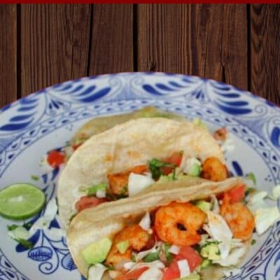 HOW TO MAKE TACOS DE CAMARON CON CHIPOTLE