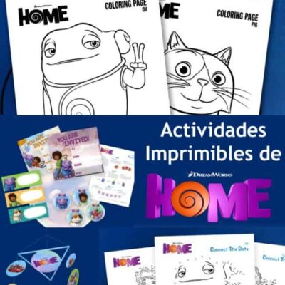 Imprimibles de la película HOME de Dreamworks