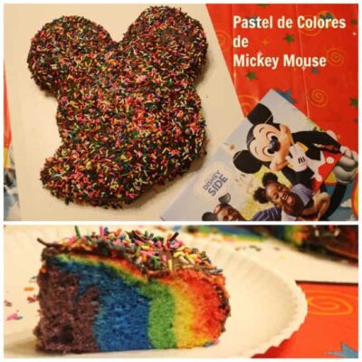 Como hacer un Pastel de Colores Arcoiris