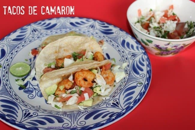 receta tacos de camaron