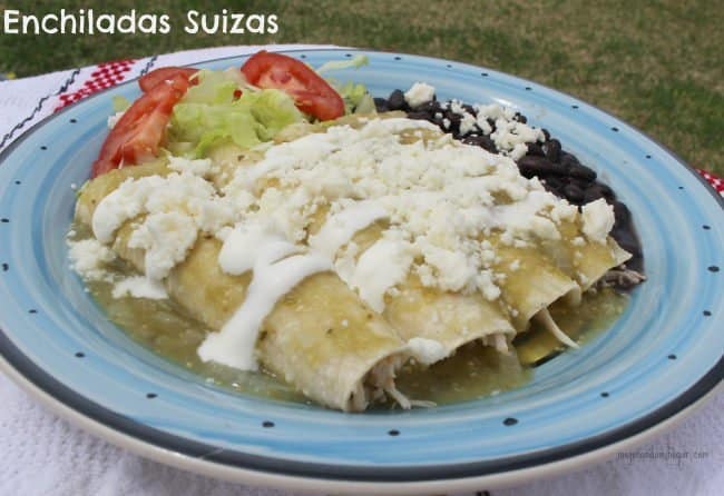 Receta de Enchiladas Suizas
