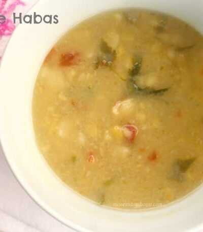 caldo de habas - fava beans soup