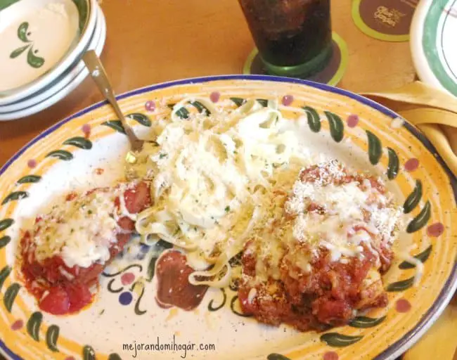 comida italiana olive garden