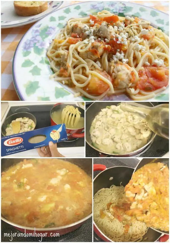 spaghetti with spicy chicken barilla