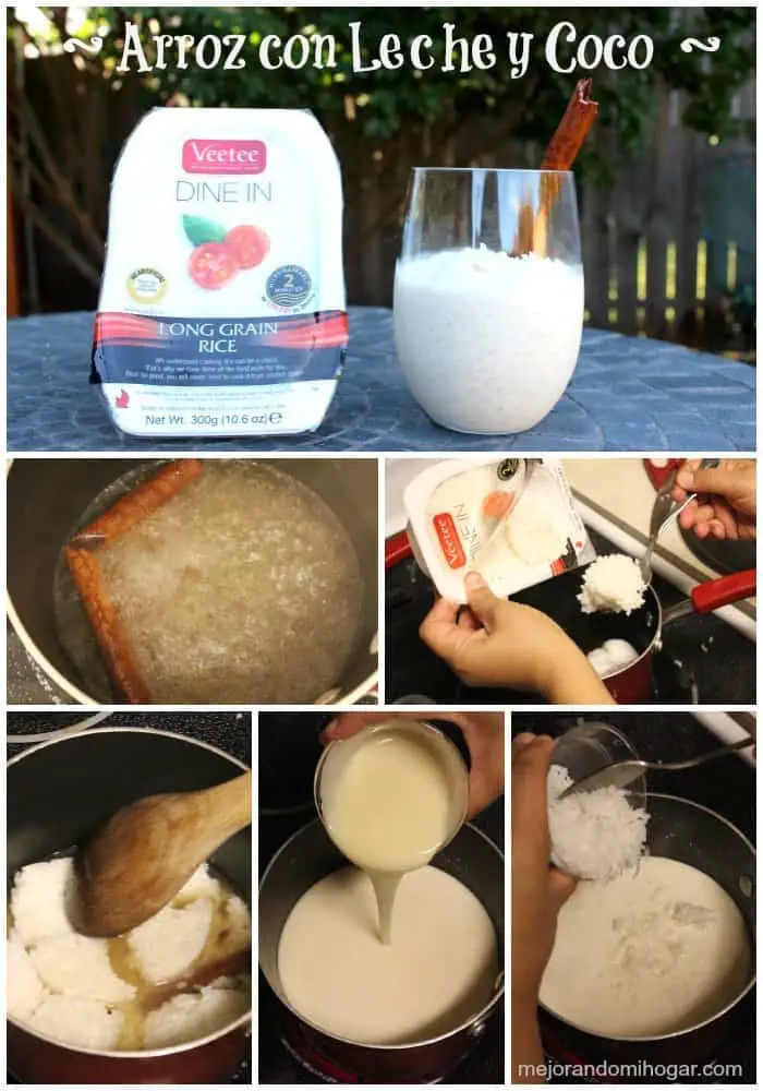 arroz con leche de coco
