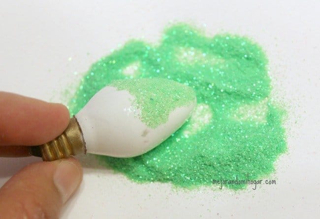 glitter christmas lights bulbs for crafts