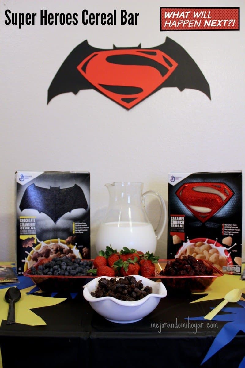 superhéroes cereal bar