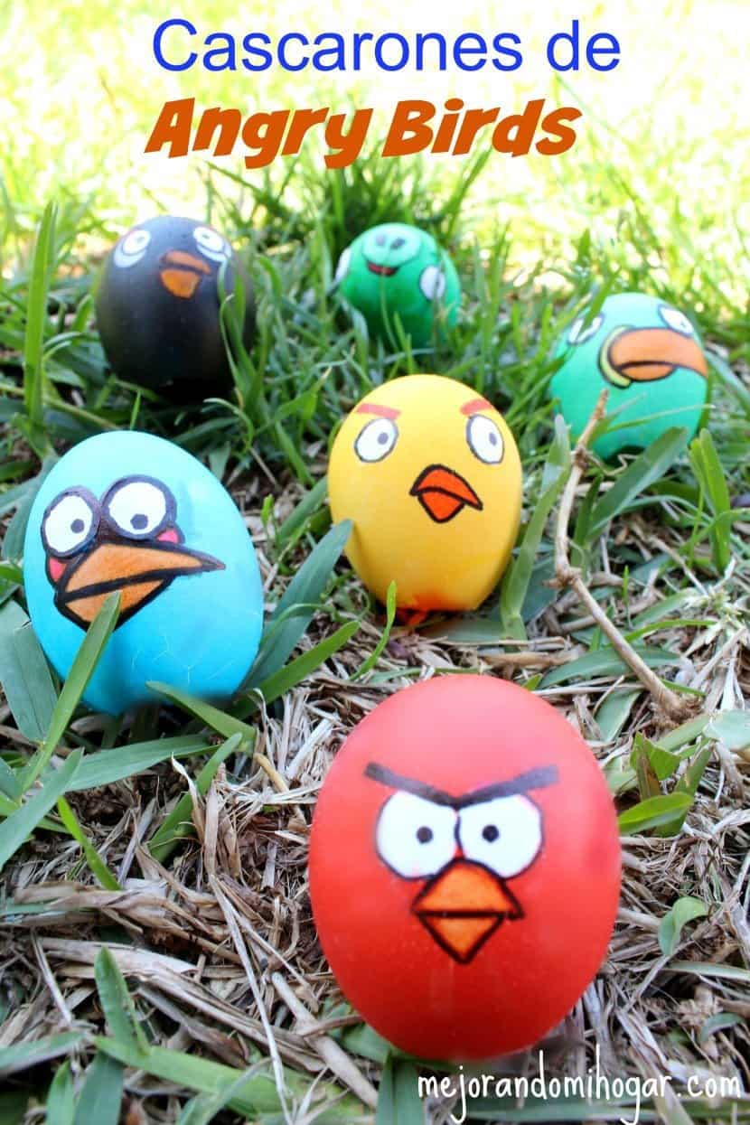 cascarones de angry birds
