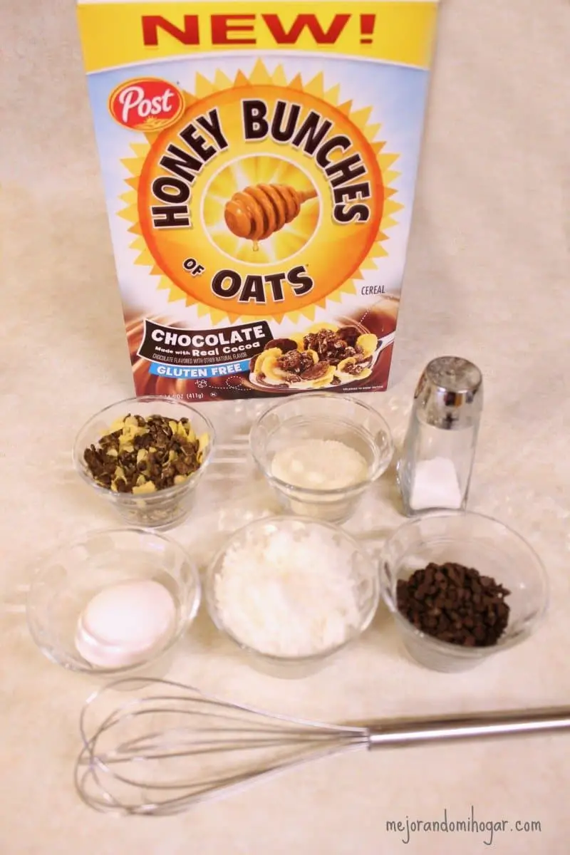 recetas con cereal de chocolate honey bunches of oats