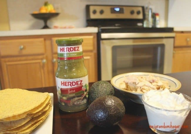 Siberia style chicken tostadas ingredients