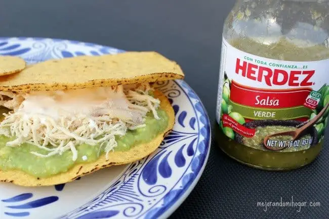 Tostadas de Pollo tipo Siberia para Día del Niño