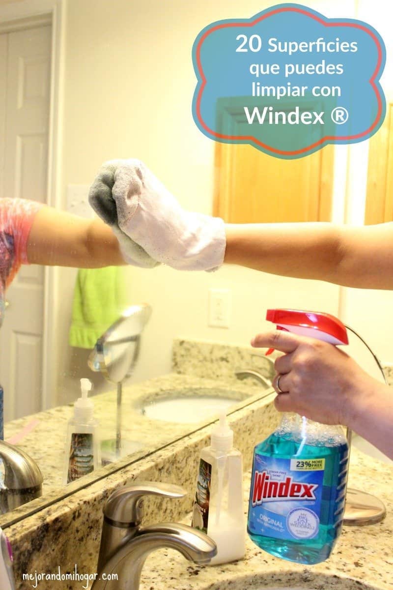 20 Superficies que puedes limpiar con Windex ®brand