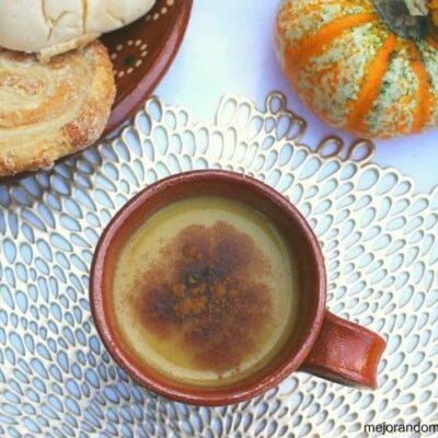 atole de calabaza de castilla con leche