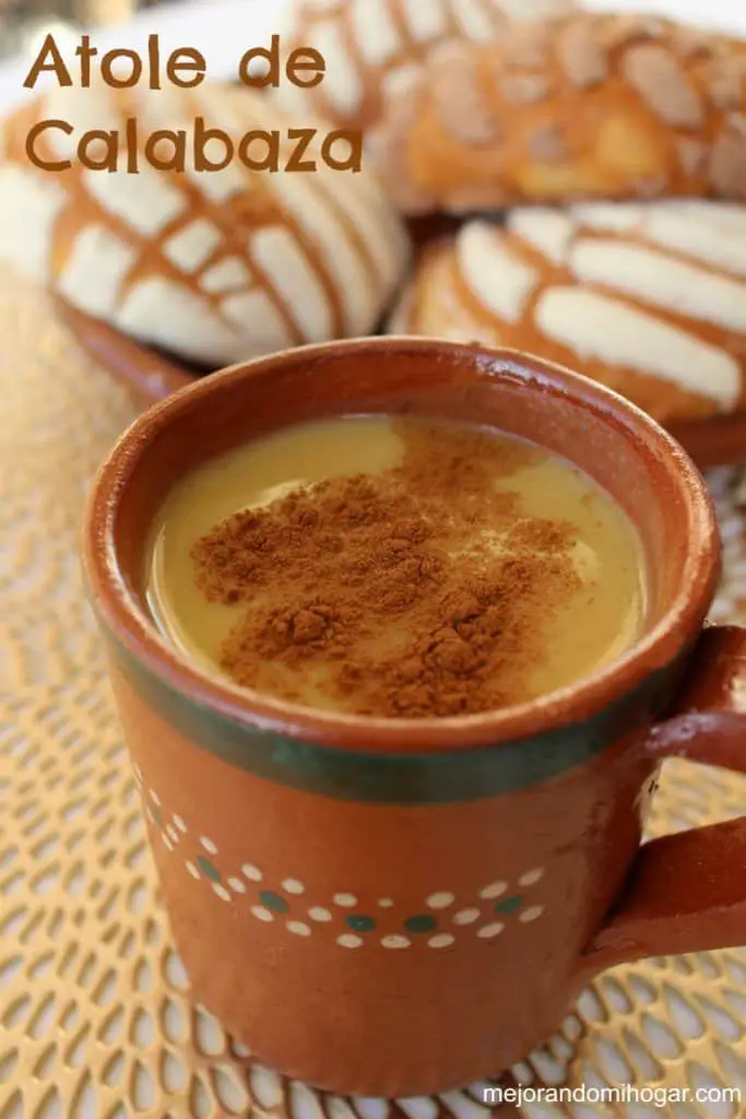 atole pay de calabaza