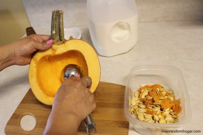 how to clean pumpkin 