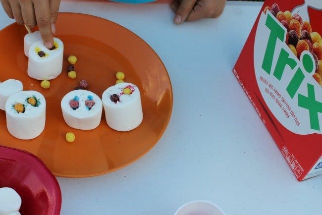 calaveras de bombon y cereal para dia de muertos