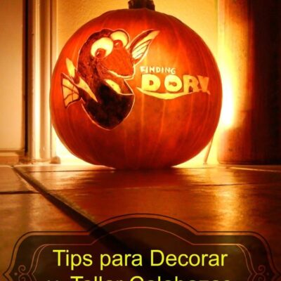Tips para decorar Calabaza de halloween (Finding Dory)