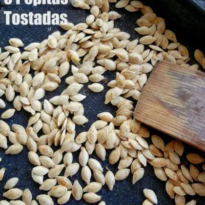 Toasted Pumpkin Seeds on the stove and in the oven