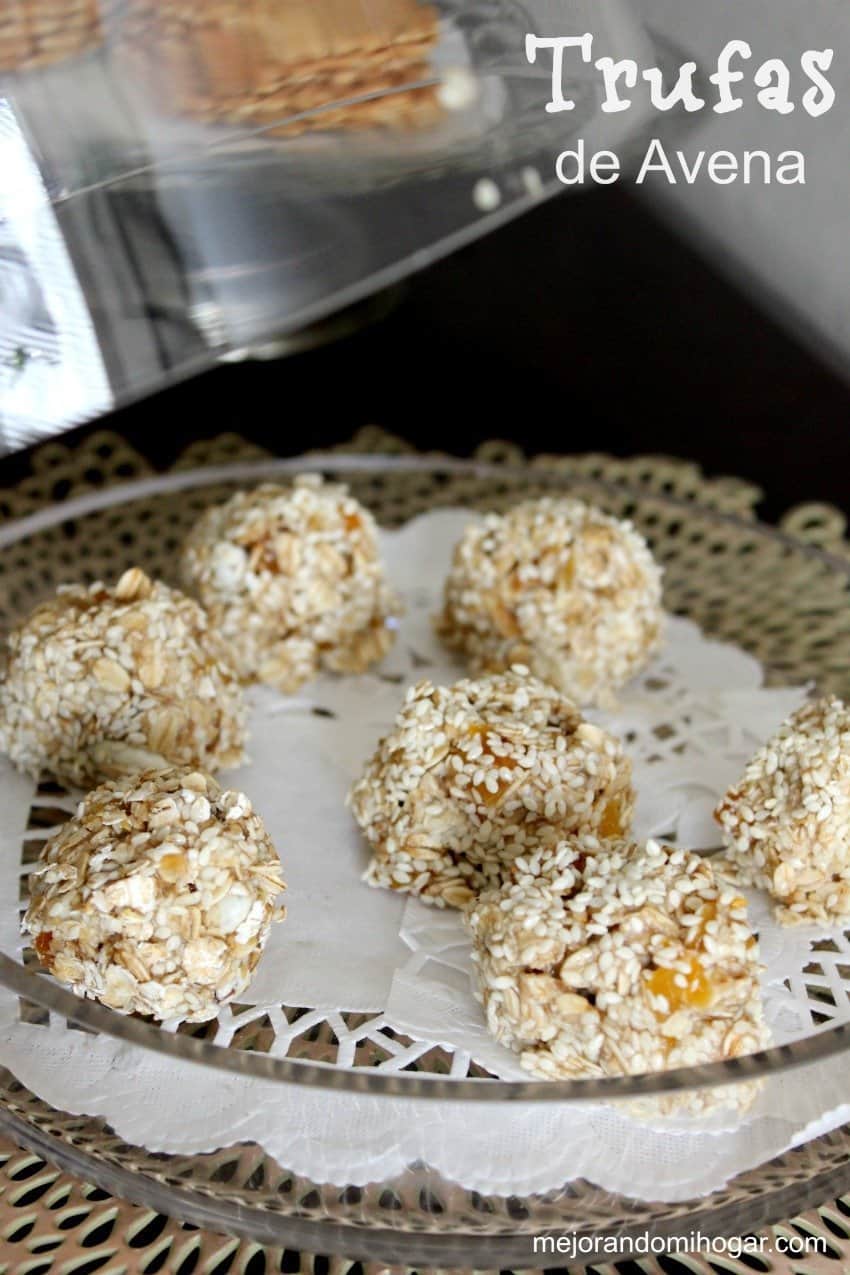 Trufas de Avena receta