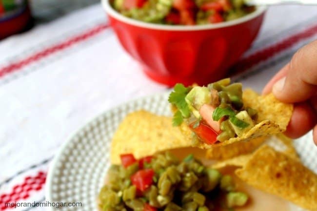 receta de nopales con clamato