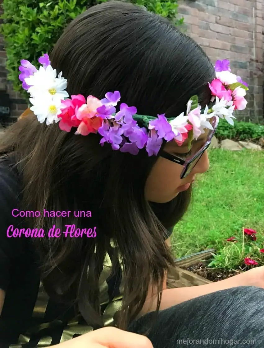 Como hacer una Corona de Flores