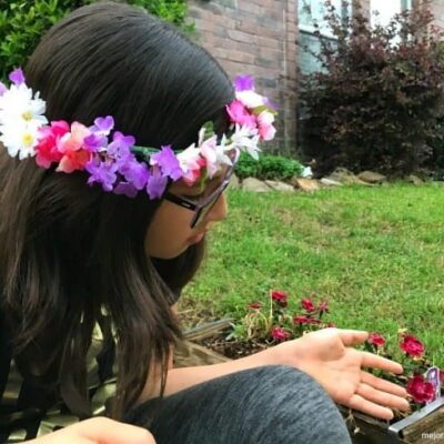 How to make a Flower Crown inspired by Tangled