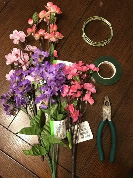 craft with flowers