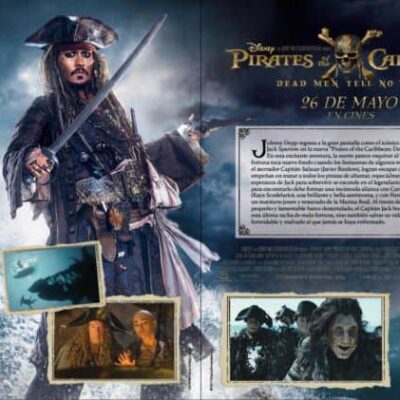 Actividades Imprimibles de los Piratas del Caribe: La Venganza de Salazar