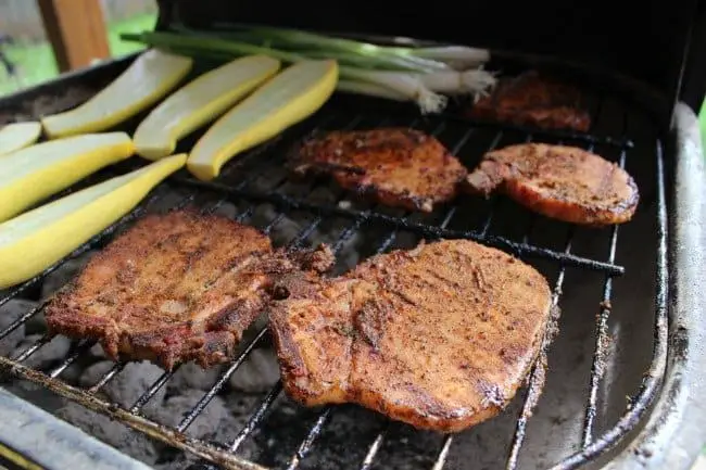 chuletas de puerco asadas