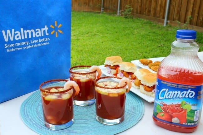 michelada con camarones y clamato